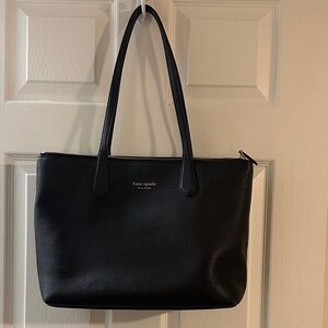 SOLD - Kate Spade Black Pebbled Leather Tote